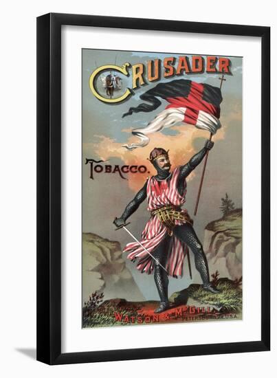 Advertisement for Crusader Brand Tobacco-null-Framed Giclee Print