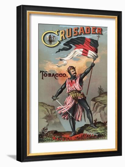Advertisement for Crusader Brand Tobacco-null-Framed Giclee Print