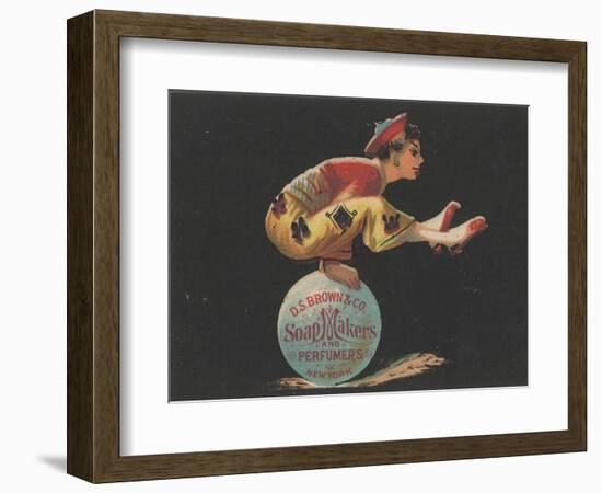 Advertisement for D. S. Brown and Co. Soap Makers and Perfumers, New York, C.1880-American School-Framed Premium Giclee Print