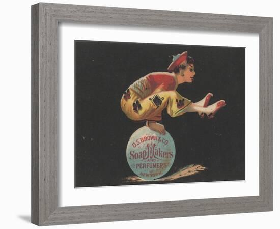 Advertisement for D. S. Brown and Co. Soap Makers and Perfumers, New York, C.1880-American School-Framed Giclee Print