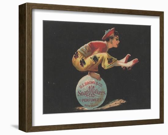 Advertisement for D. S. Brown and Co. Soap Makers and Perfumers, New York, C.1880-American School-Framed Giclee Print