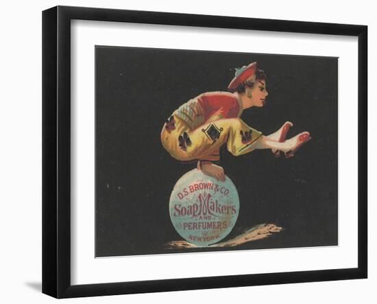 Advertisement for D. S. Brown and Co. Soap Makers and Perfumers, New York, C.1880-American School-Framed Giclee Print