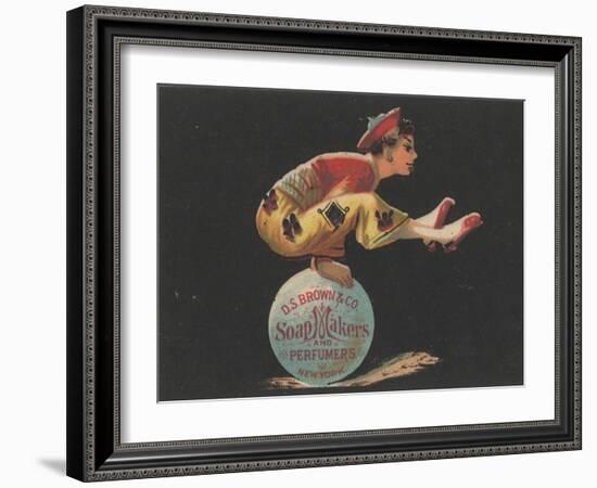 Advertisement for D. S. Brown and Co. Soap Makers and Perfumers, New York, C.1880-American School-Framed Giclee Print