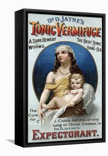 Advertisement for Dr. D. Jayne's Tonic Vermifuge-null-Framed Premier Image Canvas