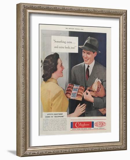 Advertisement for Dupont Cellophane, 1939-American School-Framed Giclee Print