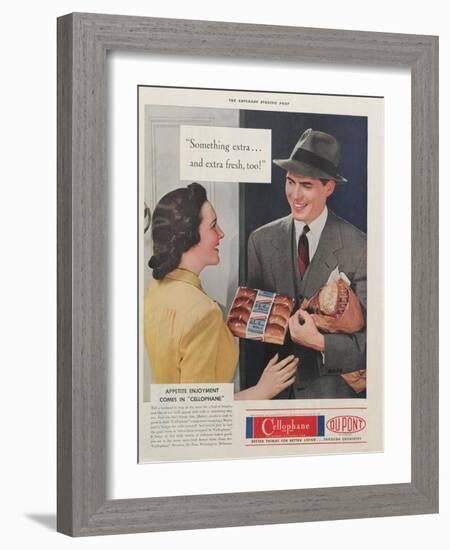 Advertisement for Dupont Cellophane, 1939-American School-Framed Giclee Print