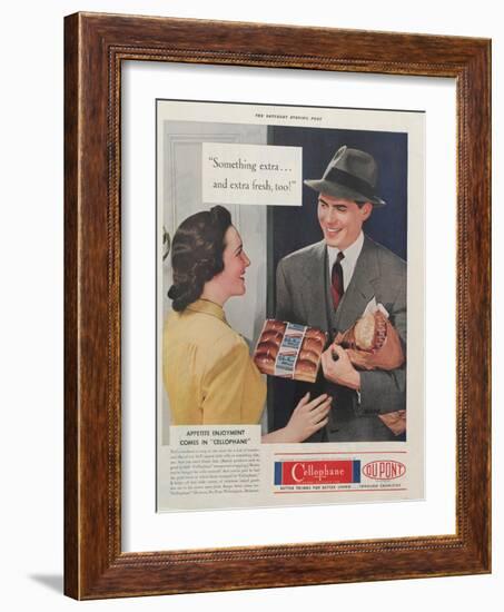 Advertisement for Dupont Cellophane, 1939-American School-Framed Giclee Print