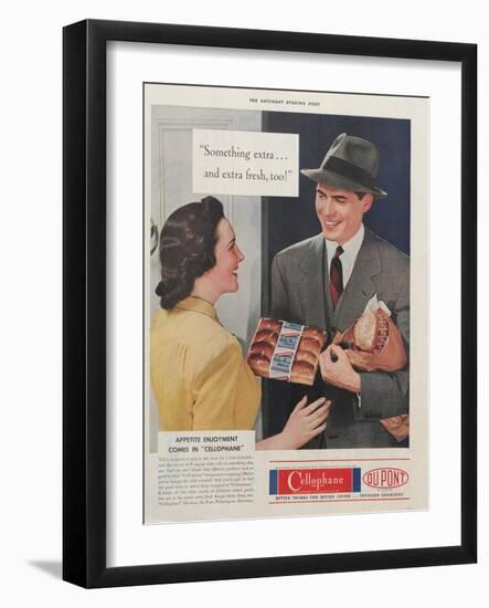 Advertisement for Dupont Cellophane, 1939-American School-Framed Giclee Print