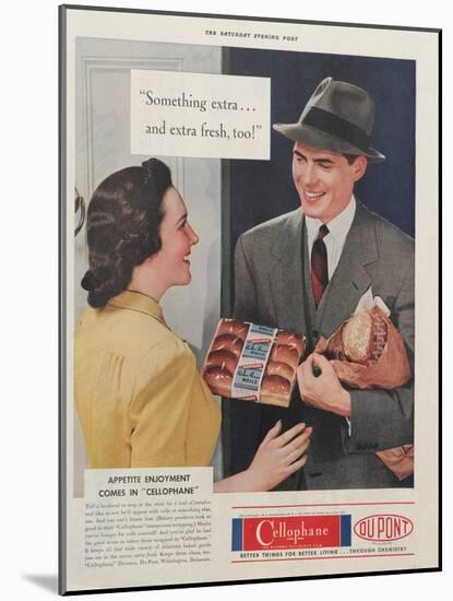 Advertisement for Dupont Cellophane, 1939-American School-Mounted Giclee Print
