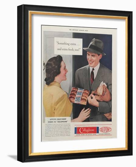 Advertisement for Dupont Cellophane, 1939-American School-Framed Giclee Print