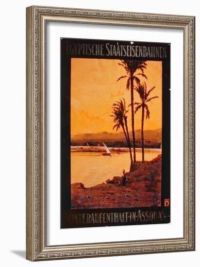 Advertisement for Egyptian Railways-null-Framed Giclee Print