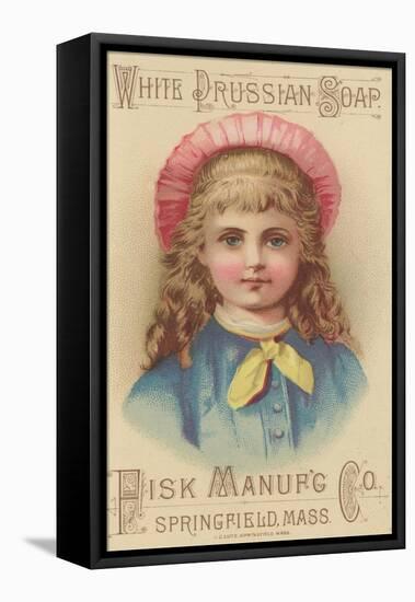 Advertisement for Fisk Manufacturing Co. White Prussian Soap, C.1880-American School-Framed Premier Image Canvas