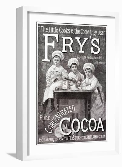 Advertisement for Fry's Cocoa-null-Framed Giclee Print