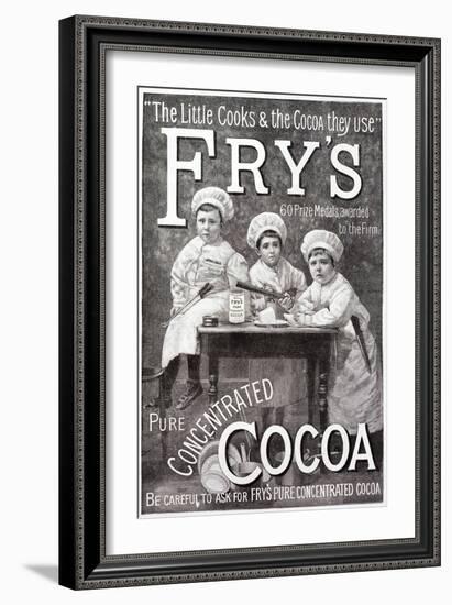 Advertisement for Fry's Cocoa-null-Framed Giclee Print