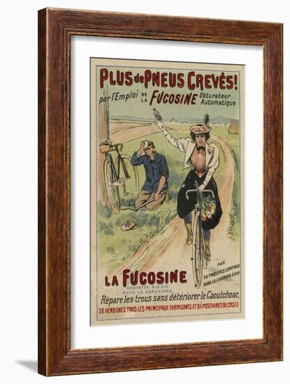 Advertisement for Fucosine Puncture Repair Kits-null-Framed Giclee Print
