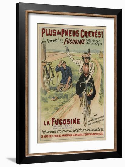 Advertisement for Fucosine Puncture Repair Kits-null-Framed Giclee Print