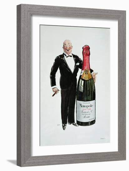 Advertisement For Heidsieck Champagne, c.1910-Sem-Framed Giclee Print