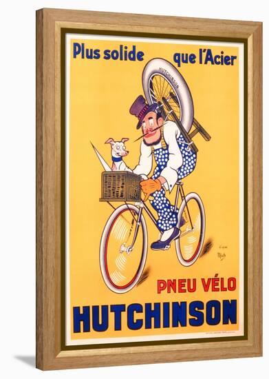 Advertisement for Hutchinson Tyres, c.1937-Michel, called Mich Liebeaux-Framed Premier Image Canvas