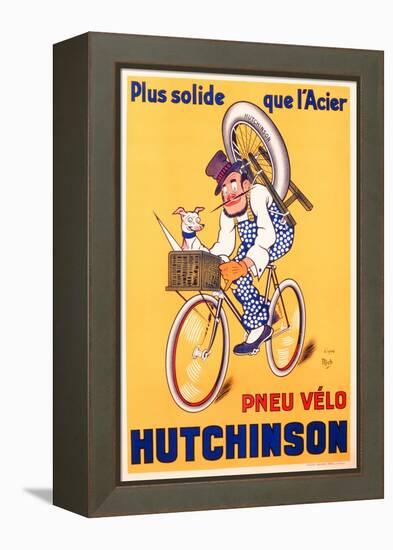 Advertisement for Hutchinson Tyres, c.1937-Michel, called Mich Liebeaux-Framed Premier Image Canvas