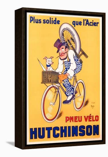 Advertisement for Hutchinson Tyres, c.1937-Michel, called Mich Liebeaux-Framed Premier Image Canvas