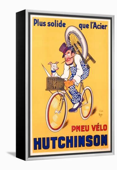 Advertisement for Hutchinson Tyres, c.1937-Michel, called Mich Liebeaux-Framed Premier Image Canvas