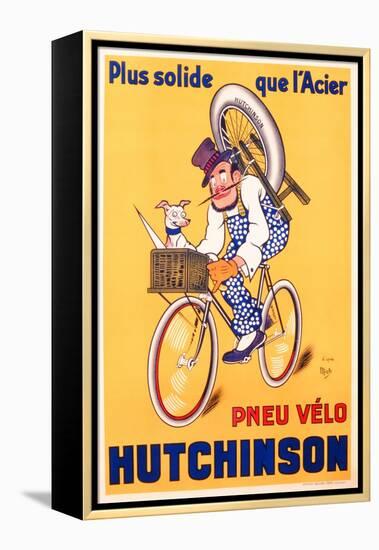 Advertisement for Hutchinson Tyres, c.1937-Michel, called Mich Liebeaux-Framed Premier Image Canvas