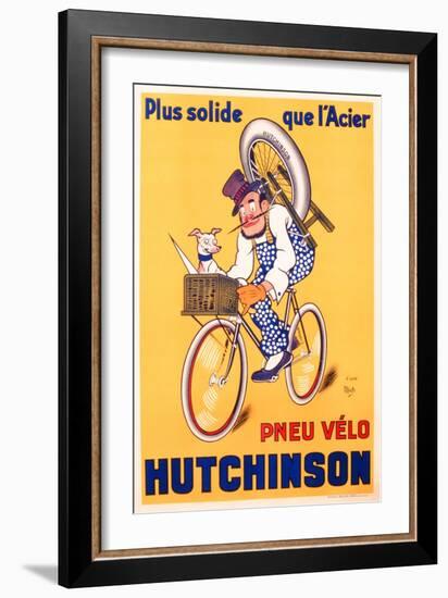 Advertisement for Hutchinson Tyres, c.1937-Michel, called Mich Liebeaux-Framed Giclee Print