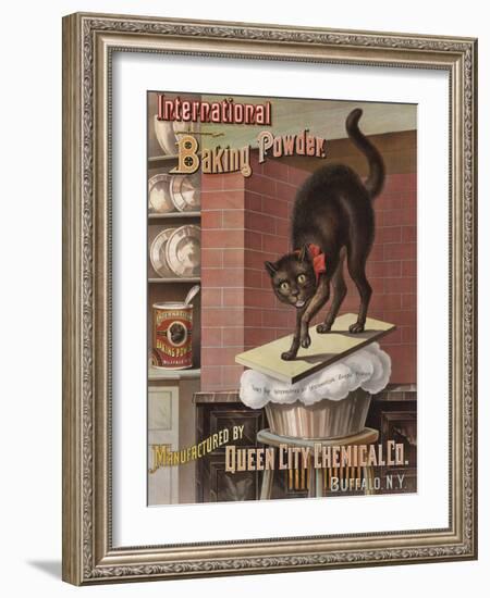 Advertisement for International Baking Powder-null-Framed Giclee Print