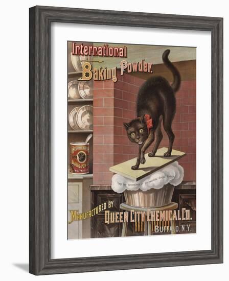 Advertisement for International Baking Powder-null-Framed Giclee Print