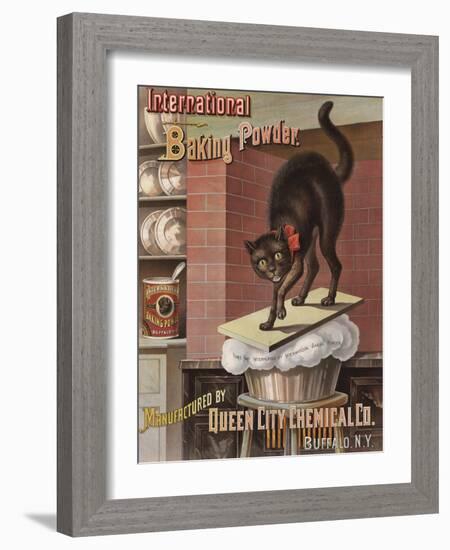 Advertisement for International Baking Powder-null-Framed Giclee Print