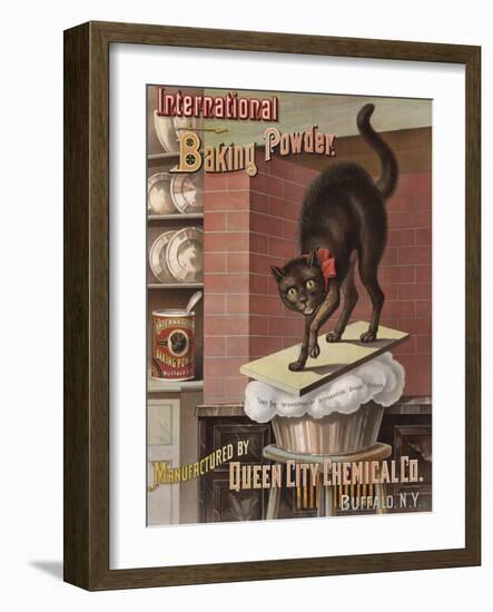 Advertisement for International Baking Powder-null-Framed Giclee Print