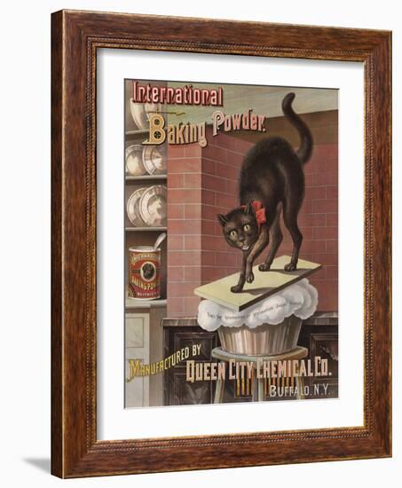 Advertisement for International Baking Powder-null-Framed Giclee Print