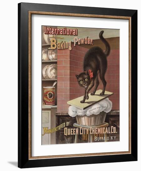 Advertisement for International Baking Powder-null-Framed Giclee Print