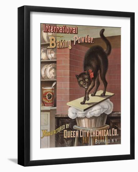 Advertisement for International Baking Powder-null-Framed Giclee Print