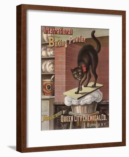 Advertisement for International Baking Powder-null-Framed Giclee Print