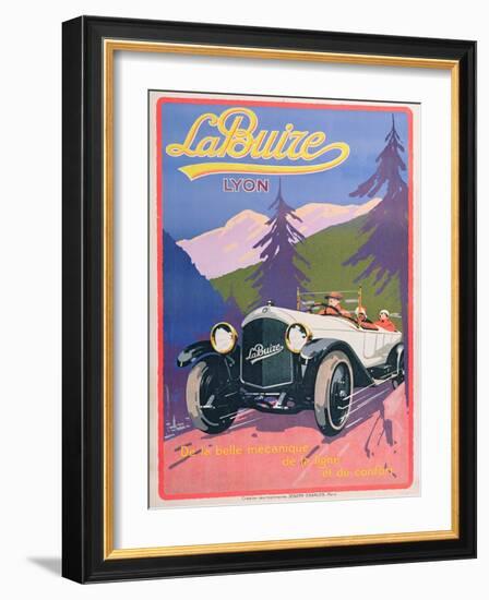 Advertisement for La Buize Automobiles, C.1920-null-Framed Giclee Print