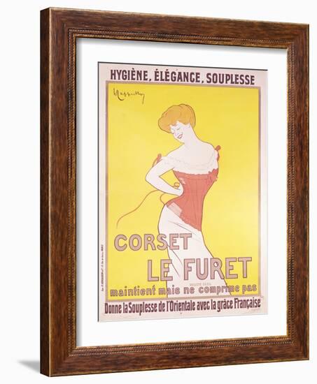 Advertisement for 'Le Furet' Corsets-Leonetto Cappiello-Framed Giclee Print