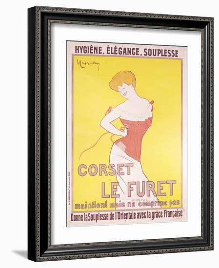 Advertisement for 'Le Furet' Corsets-Leonetto Cappiello-Framed Giclee Print