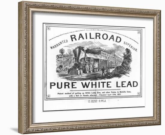 Advertisement for Lead-null-Framed Giclee Print