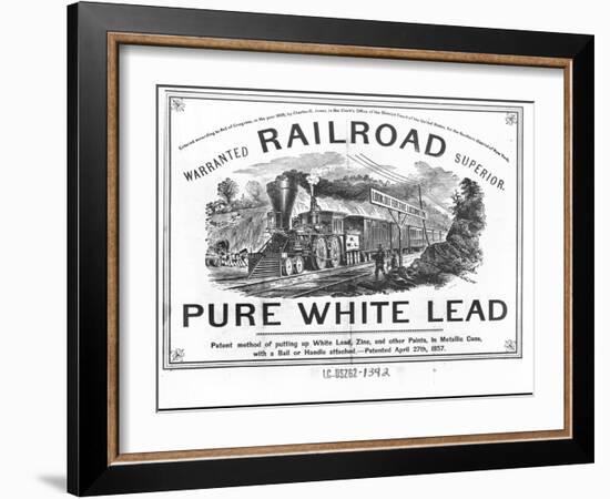 Advertisement for Lead-null-Framed Giclee Print