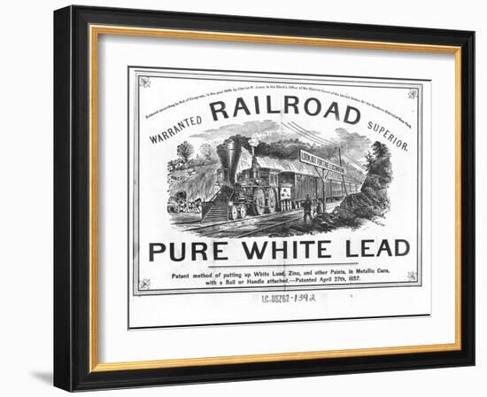 Advertisement for Lead-null-Framed Giclee Print