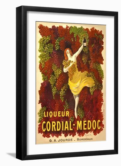 Advertisement for Liqueur Cordial-Medoc-null-Framed Art Print