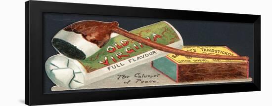 Advertisement for Old Virginia Tobacco-null-Framed Giclee Print