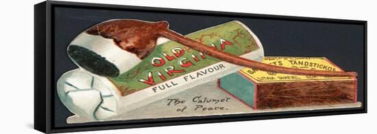 Advertisement for Old Virginia Tobacco-null-Framed Premier Image Canvas