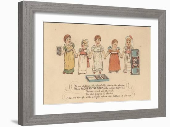 Advertisement for Packer's Tar Soap, C.1880-American School-Framed Giclee Print
