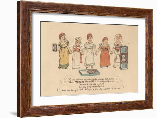 Advertisement for Packer's Tar Soap, C.1880-American School-Framed Giclee Print