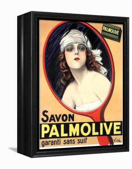 Advertisement for Palmolive Soap by Emilio Vila, 1926-null-Framed Stretched Canvas