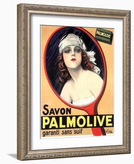 Advertisement for Palmolive Soap by Emilio Vila, 1926-null-Framed Photo