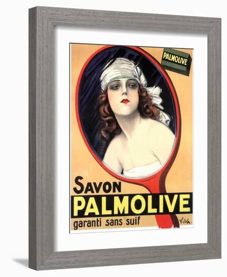 Advertisement for Palmolive Soap by Emilio Vila, 1926-null-Framed Photo