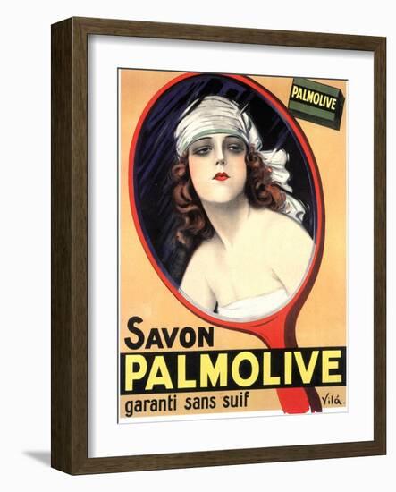 Advertisement for Palmolive Soap by Emilio Vila, 1926-null-Framed Photo